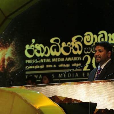 Hon.mass Media Minister Ruwan Wijewardane