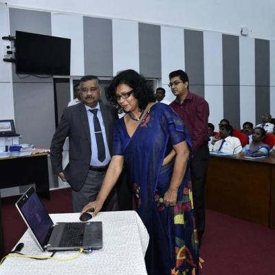 Launch Of Vta Website Director General Chulangani Perera